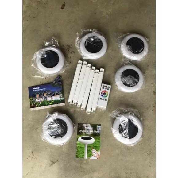 Colorful Solar Lights for Outside Solar Garden Lights Backyard Decor - Picture 2 of 2